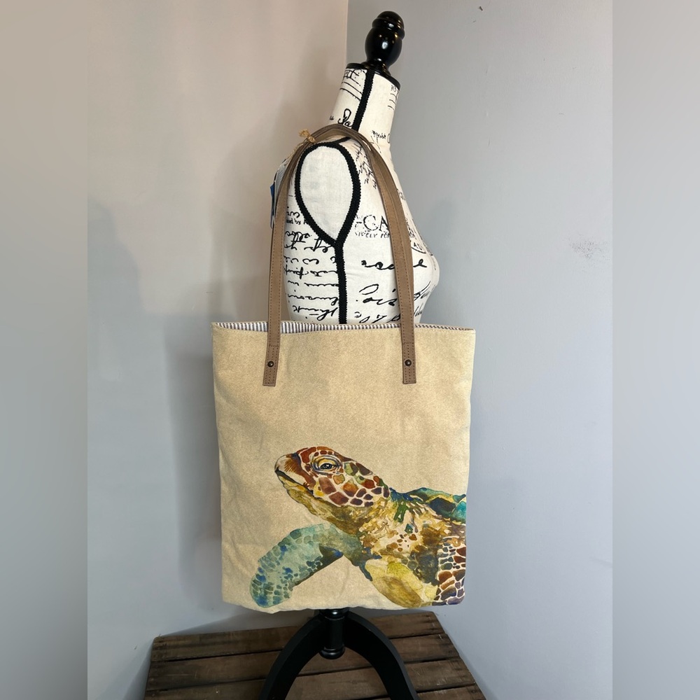 NWT Cott N Curl | Sea Turtle Tote Bag